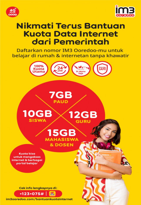 Dukung Pjj Indosat Ooredoo Dan Pemerintah Kembali Beri Bantuan Kuota Data Internet Tahap Ii