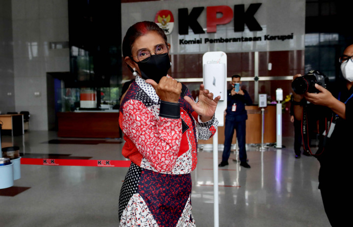 Susi Pudjiastuti Sambangi KPK Usai Disinggung Edhy Soal Benur