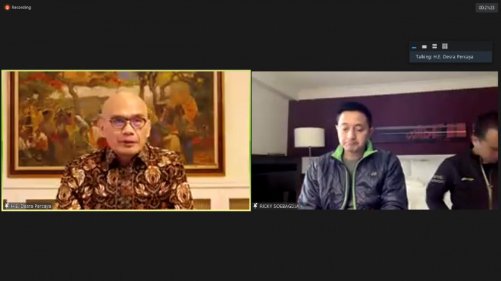 Dubes Desra: Jangan Sampai Kasus All England Jadi Hambatan Bilateral RI-Inggris