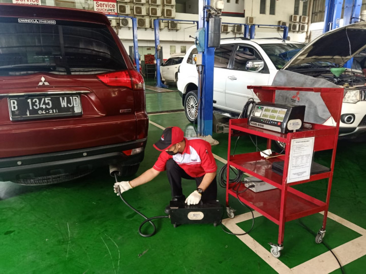 Bengkel Resmi Mitsubishi Kini Layani Uji Emisi