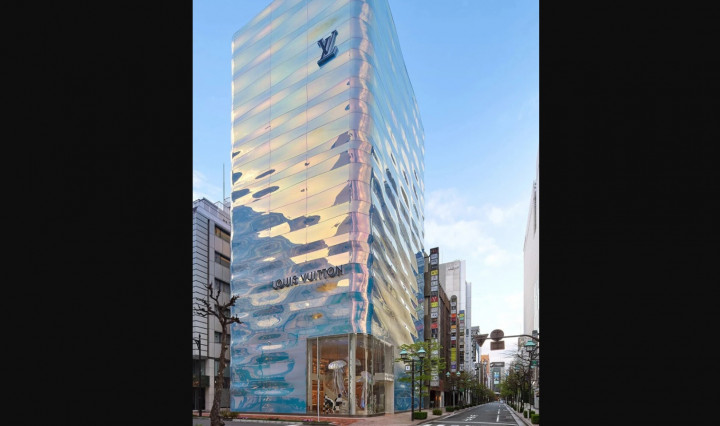 Kerennya Desain Toko Louis Vuitton di Tokyo