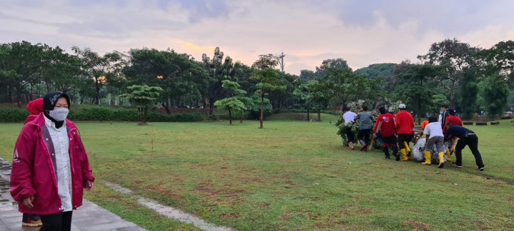Penghijauan GBK Percantik Hutan Kota