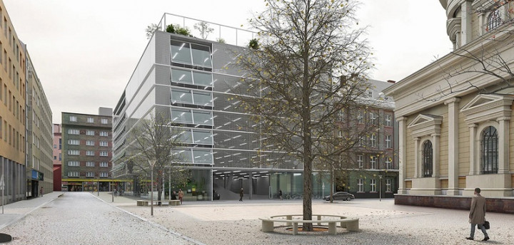 Begini Tampilan Gedung Parkir Nonkonvensional di Ceko