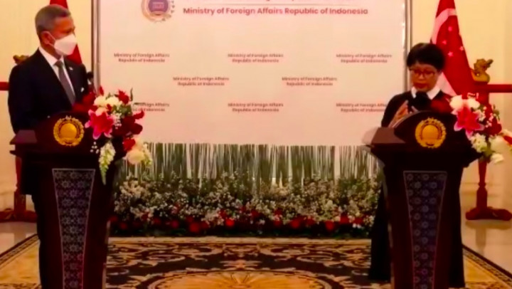 Indonesia-Singapura Sehati Terkait Myanmar, Desak Hentikan Kekerasan