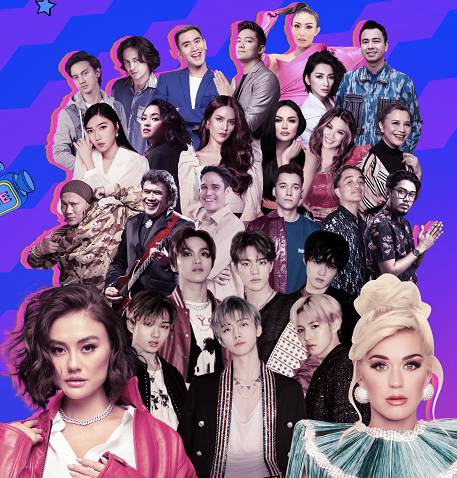 Sejumlah artis yang akan menghibur Lazadian di acara Super Party , 26 Maret 2021. (Foto: Dok. Lazada)