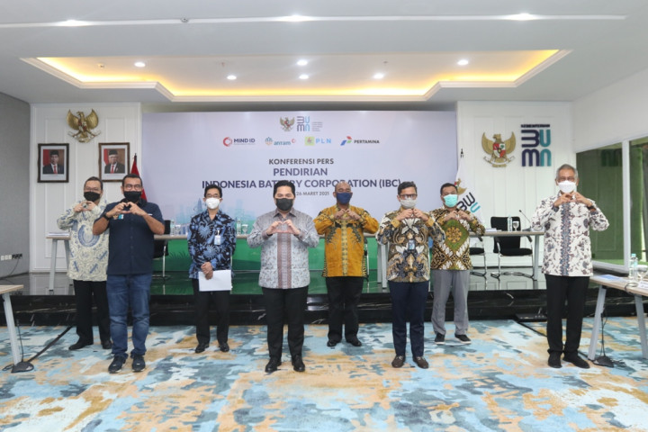 Sah, Erick Thohir Bentuk Holding Baterai IBC