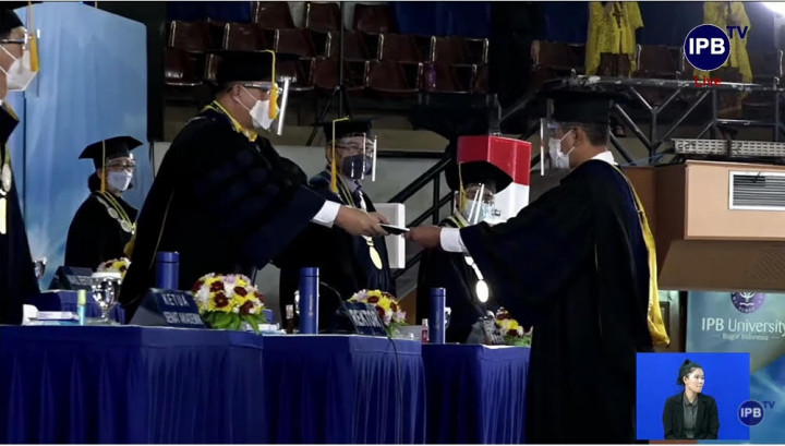 Doni Monardo Dianugerahi Gelar Doktor Kehormatan oleh IPB