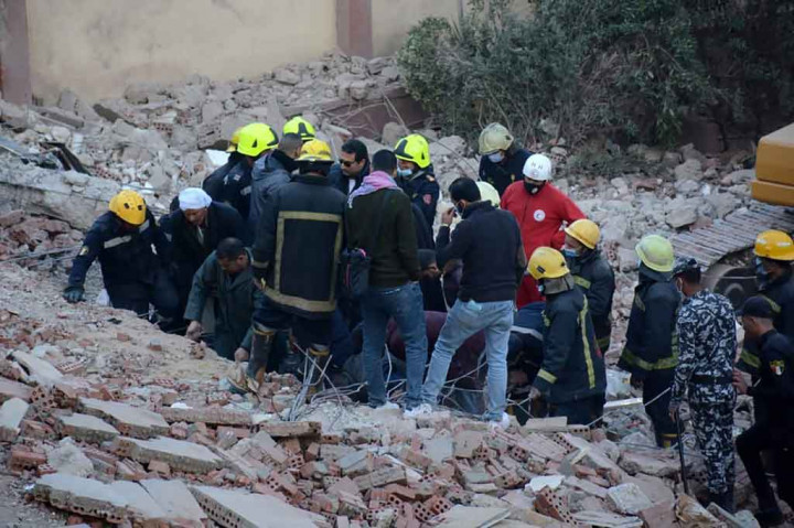 Duh, Lima Meninggal akibat Bangunan Bertingkat di Mesir Runtuh