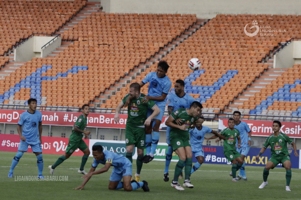 Suasana laga PSS Sleman vs Persela Lamongan. (Foto: ligaindonesiabaru.com)