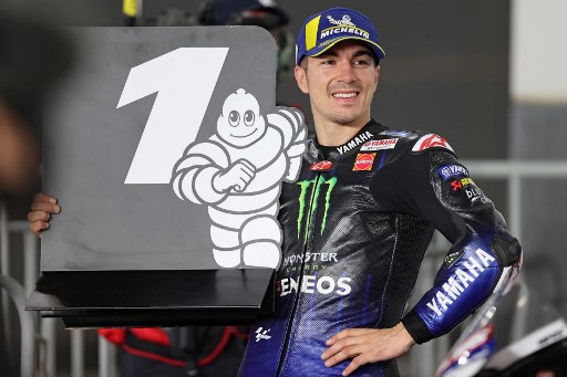 Maverick Vinales. (KARIM JAAFAR / AFP)