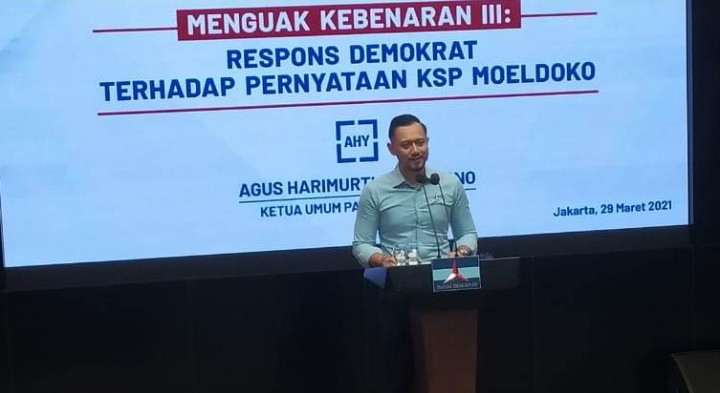 AHY Pertanyakan Ideologi Moeldoko