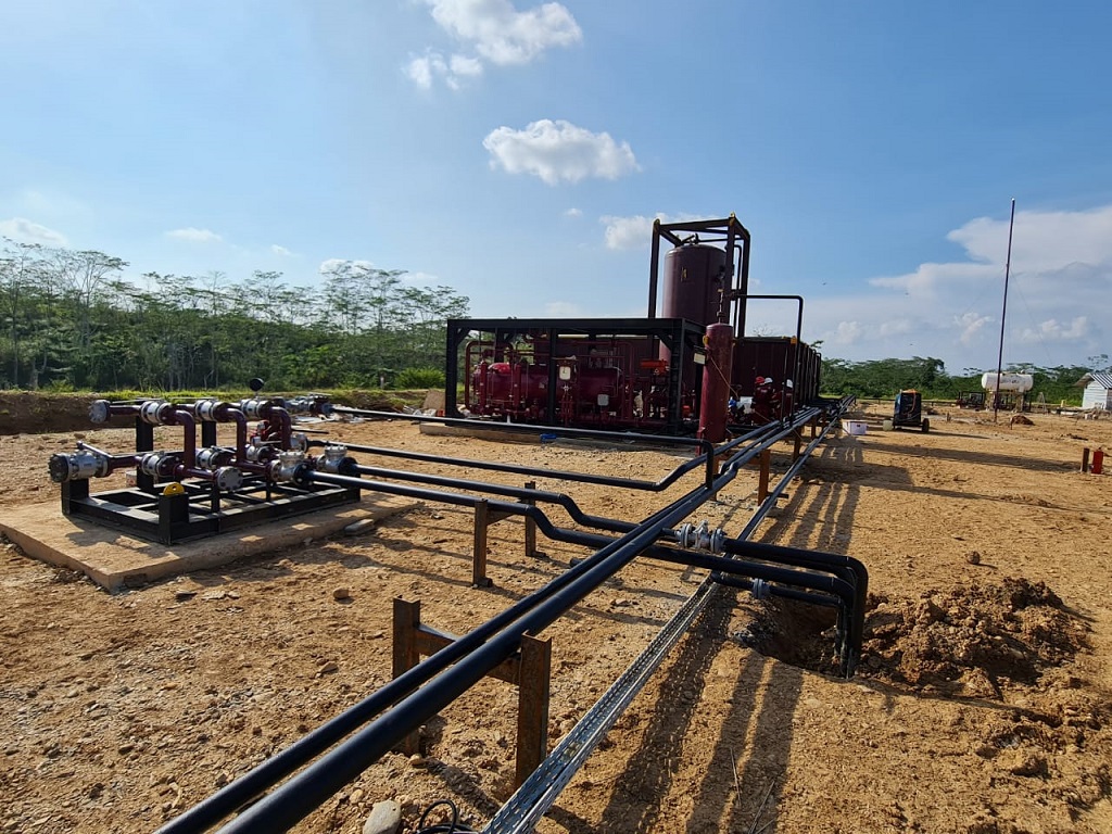 Lapangan Belato Fase-1 Blok Merangin II. Foto: dok SKK Migas.