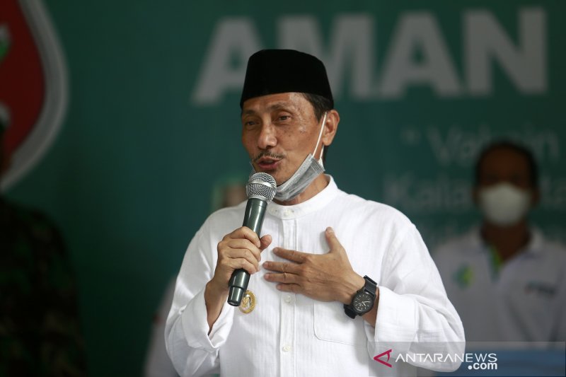  Bupati Gorontalo, Nelson Pomalingo. ANTARA/Adiwinata Solihin