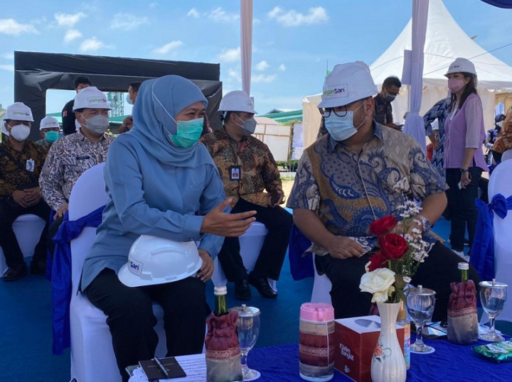 Khofifah Optimistis Pabrik Pangansari Bisa Tingkatkan Ekonomi Jatim dan Nasional