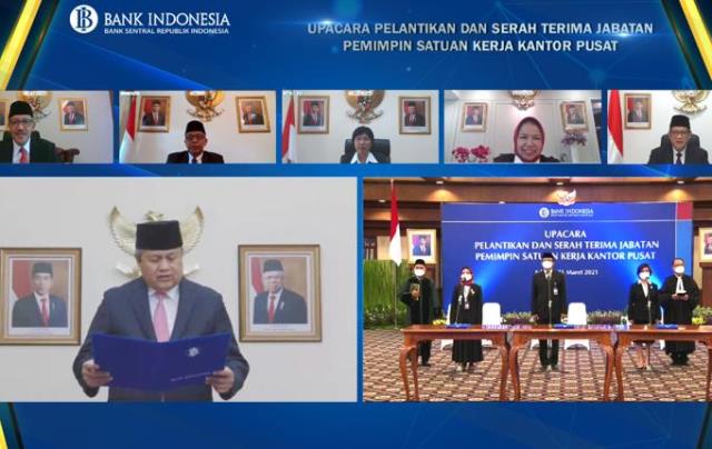Ciptakan Transformasi SDM, Gubernur BI Lantik Tiga Pimpinan Satuan Kerja