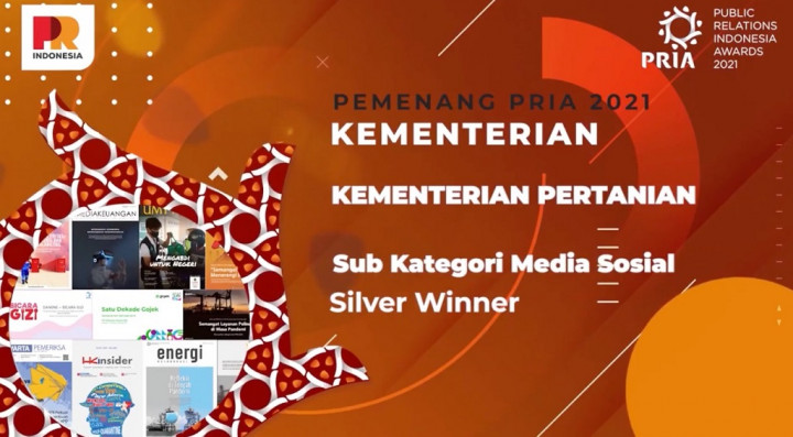 Kinerja Sektor Komunikasi Kementan Raih Penghargaan