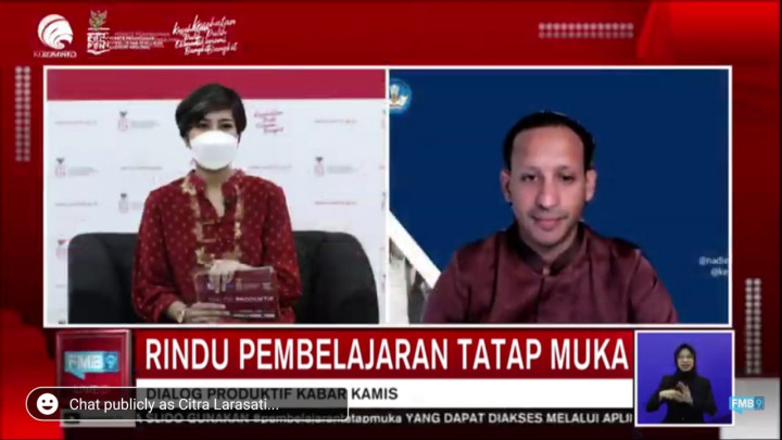 Nadiem: Jika Guru Sudah Divaksin, Tak Perlu Tunggu Juli untuk PTM