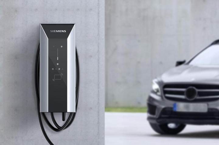 Charger Listrik Siemens, Nge-Cas Mobil Di Rumah Cukup 2,5 Jam