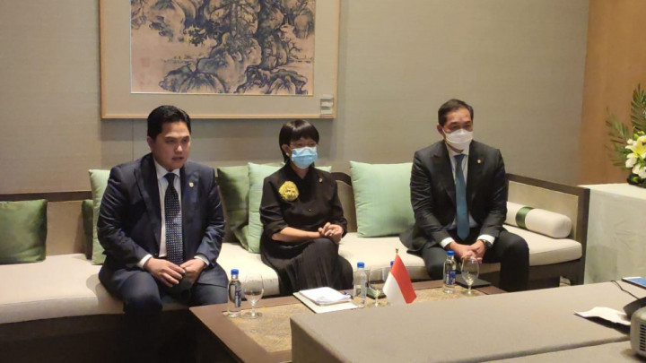 Ke Tiongkok, Erick Pastikan Investasi CATL USD5 Miliar di Proyek EV <i>Battery</i> Tepat Waktu