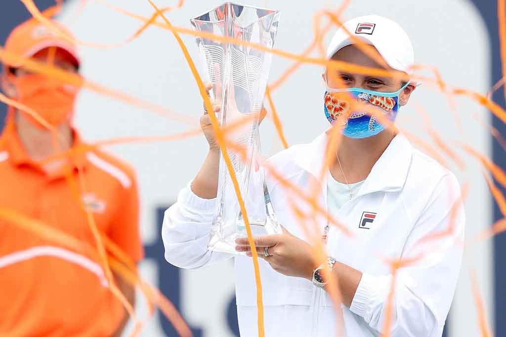 Menang WO, Barty Pertahankan Gelar Miami Open