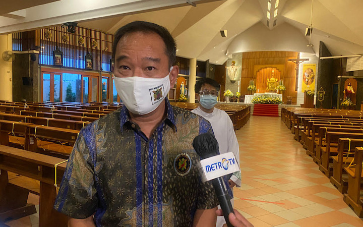 Ibadah Paskah Gereja Katolik Santo Andreas Berjalan Lancar