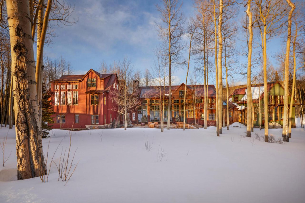 Rumah komedian Jerry Seinfeld di Colorado. Foto: Compass