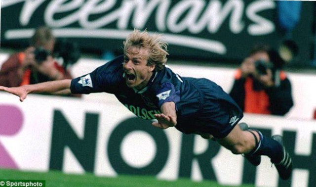 Jurgen Klinsmann, Aksinya di Liga Inggris Dibenci Baru Dicintai