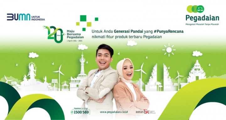 HUT ke-120, Pegadaian Makin Solutif dengan Fitur Produk Baru