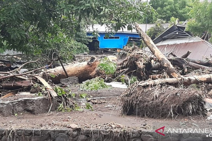 Populer Daerah, Badai Siklon Seroja Terjang Rote Ndao NTT Hingga Lembata Tanggap Darurat