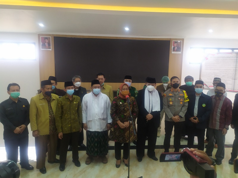 ?Forkopimda-FKUB Bogor Komitmen Memerangi Terorisme. (Foto: Medcom.id/Rizky)