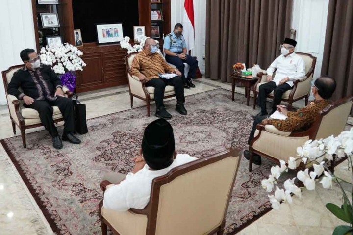 Foto: Pimpinan Media Group News Temui Wapres Ma'ruf Amin