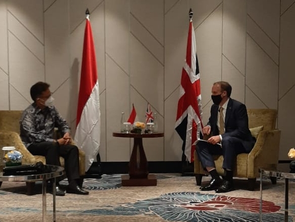 Bertemu Menkes RI, Menlu Inggris Bahas Penanganan Pandemi Covid-19
