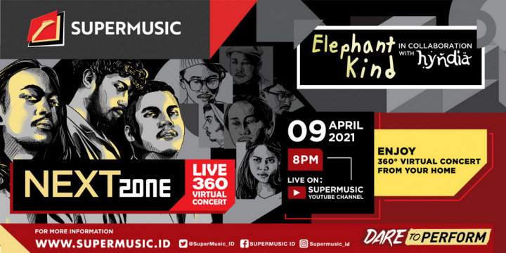 Elephant Kind dan Hyndia Bersatu di Konser Virtual