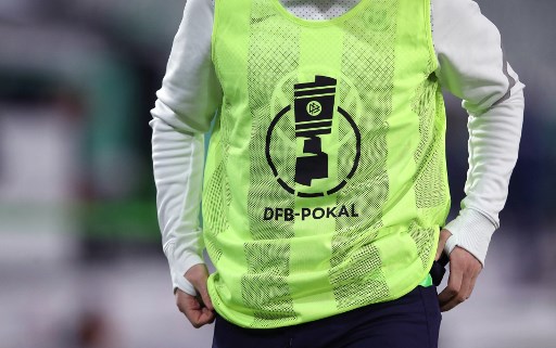 Logo DFB Pokal. (Ronny Hartmann / POOL / AFP)