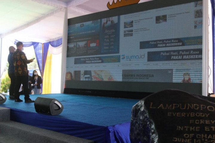 Lampung-Media Group News Bersinergi Gaungkan Informasi Pembangunan