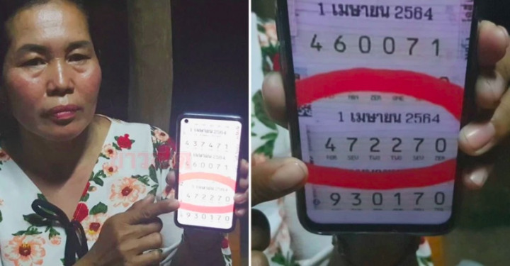 Tafsirkan Mimpi Anak Untuk Pasang Lotere, Wanita Thailand Menang Rp2,7 Miliar