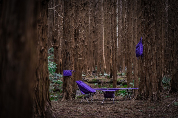 BTS Desain Perlengkapan Kemah, Meja Kursi Hingga Kasur Lipat