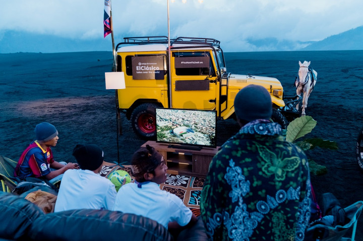 Keren, Gunung Bromo Jadi Lokasi La Liga Promosikan Duel El Clasico
