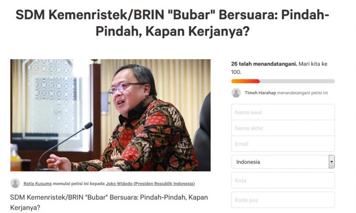 Peleburan Kemenristek, Pegawai Bikin Petisi: Pindah-pindah Kapan Kerjanya?