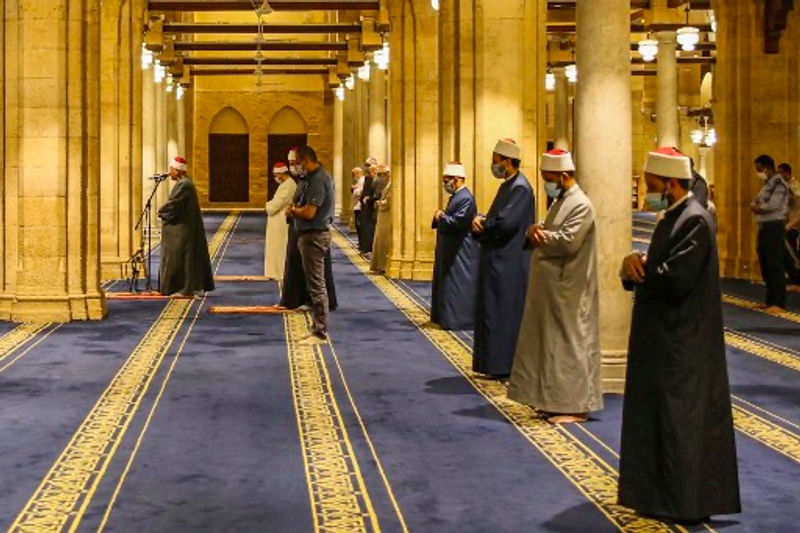 Mesir umumkan Ramadan dimulai pada Selasa 13 April 2021. Foto: AFP