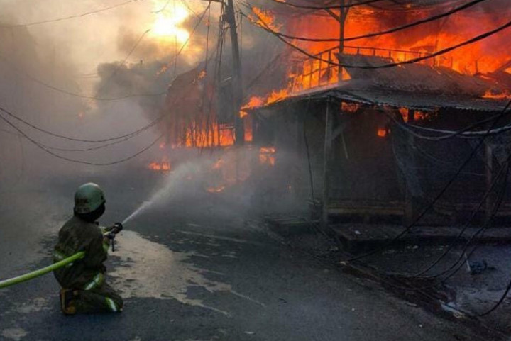 Pedagang Pasar Diimbau Ronda Keliling untuk Cegah Kebakaran