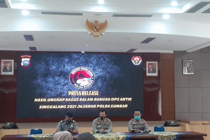 115 Tersangka Penyalahgunaan Narkoba Ditangkap di Sumbar