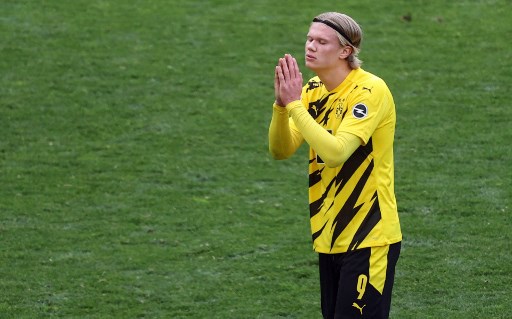 Erling Haaland. (LARS BARON / POOL / AFP)