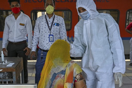 Kasus Covid-19 di India Bertambah 200.739 dalam Sehari