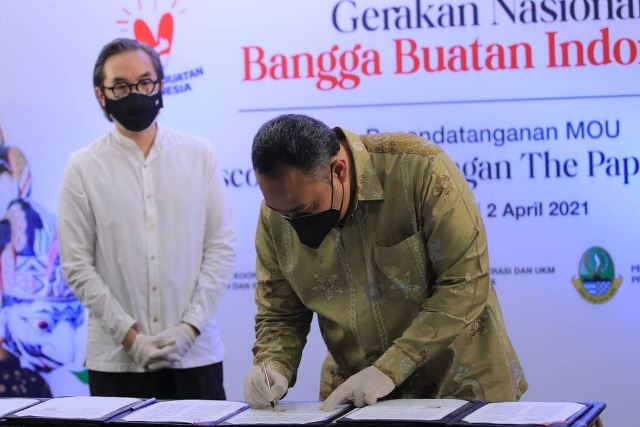 The Papandayan dan Smesco berkolaborasi bangkitkan produk UMKM. (Foto: Dok. The Papandayan Hotel)