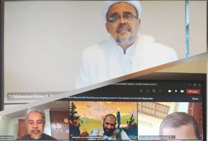 Rizieq Sidang Disertasi untuk Gelar Doktor dari Rutan Bareskrim Polri
