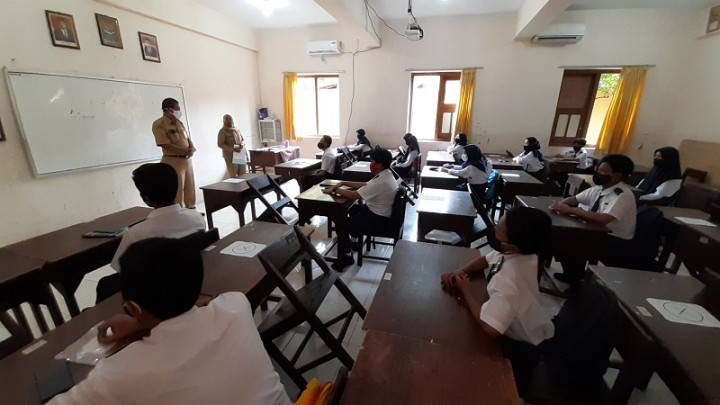 54 SMP di Jepara Laksanakan Ujian Sekolah Tatap Muka