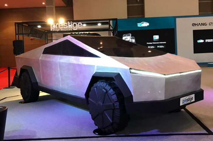 Ada Tesla Cybertruck Mejeng IIMS 2021