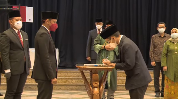 Percepat Transformasi Pendidikan, Nadiem Lantik Kepala Balitbangbuk Baru