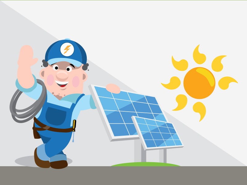 Ilustrasi investasi di sektor energi terbarukan - - Foto: Medcom